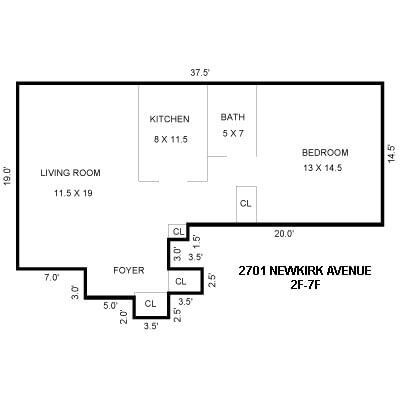 Real estate property located at 2701 NEWKIRK #3F, Kings, New York City, NY
