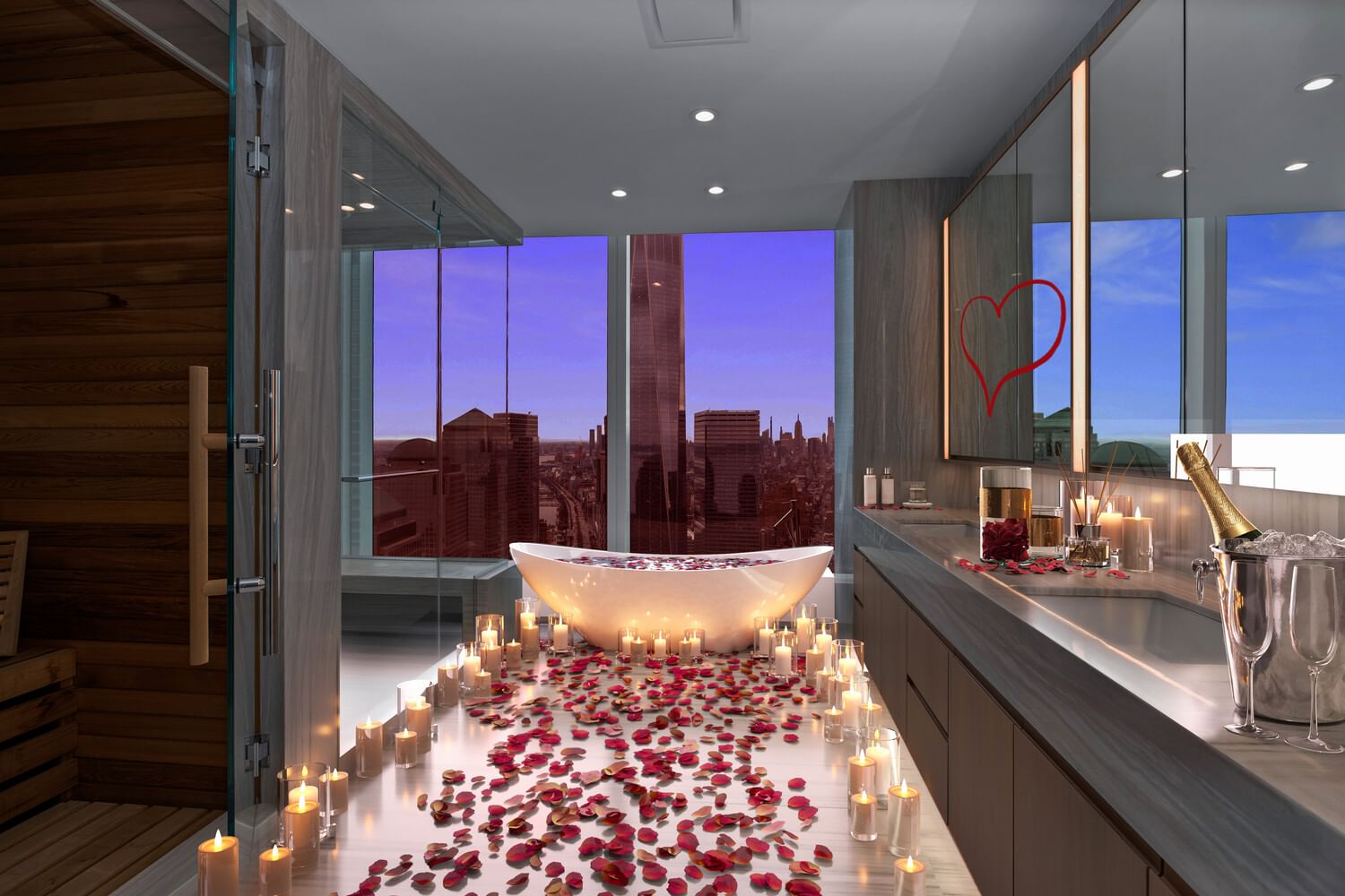 Real estate property located at 50 WEST PH58B, New York, Financial District, New York City, NY, US