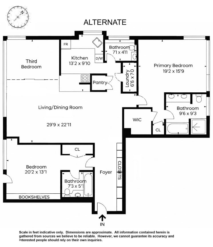 Real estate property located at 1965 BROADWAY #14H, New York, Lincoln Square, New York City, NY, US
