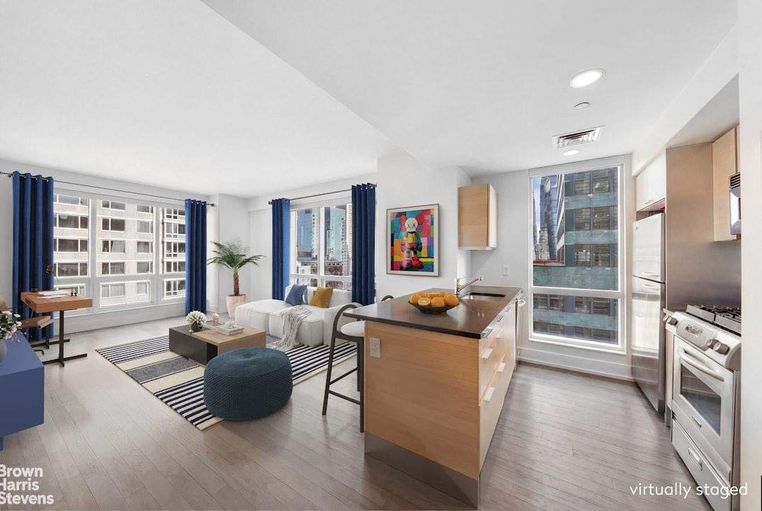 Real estate property located at 350 42ND #23F, New York, Hell's Kitchen, New York City, NY, US