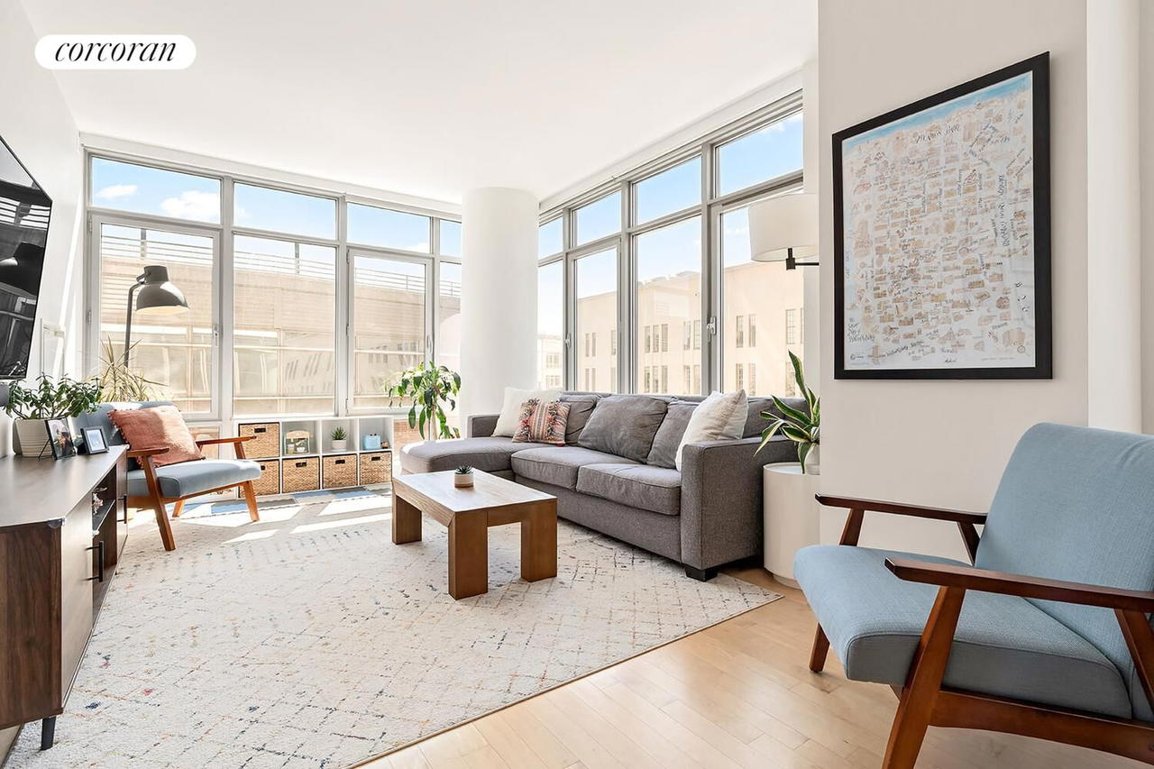 Real estate property located at 1 NORTHSIDE PIERS #6E, Kings, Williamsburg, New York City, NY, US