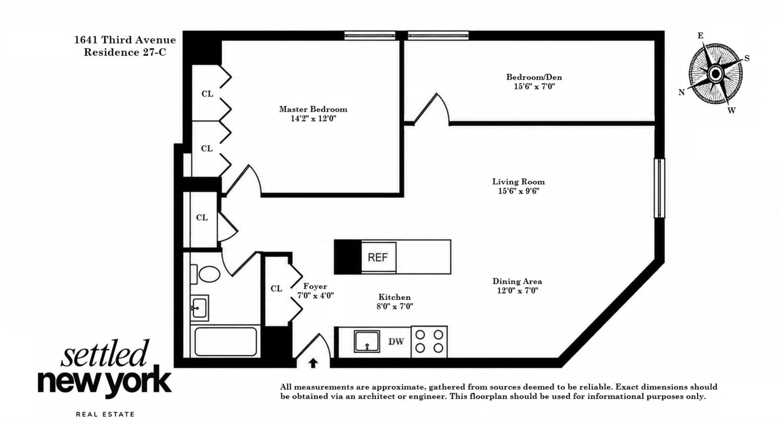 Real estate property located at 1641 3rd #27C, New York, Yorkville, New York City, NY, US