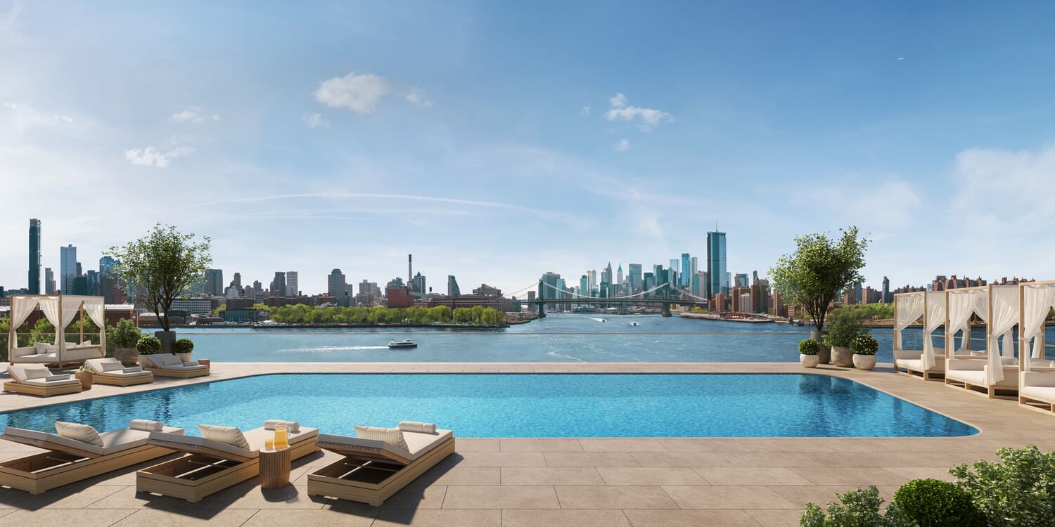 Real estate property located at 480 KENT #14G, Kings, Williamsburg, New York City, NY, US