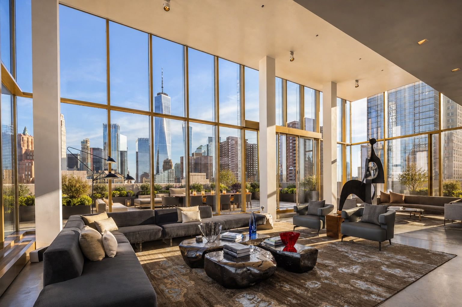 Real estate property located at 145 Hudson Penthouse, New York, Tribeca, New York City, NY, US
