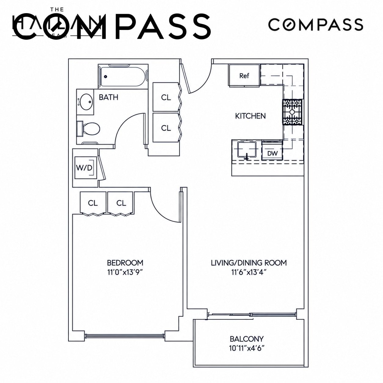 Real estate property located at 46-20 11th #5F, Queens, Long Island City, New York City, NY, US