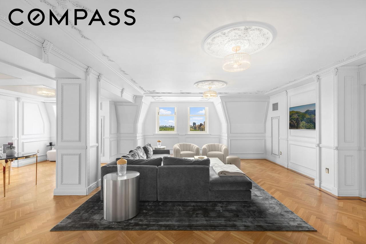 Real estate property located at 1 Central #1801/1901, New York, Central Park South, New York City, NY, US