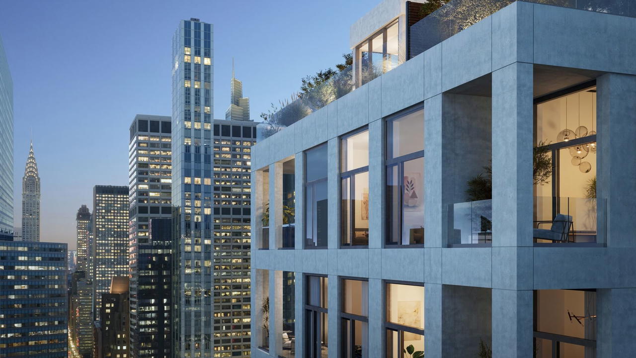 Real estate property located at 126 57th PH-1A, New York, Midtown East, New York City, NY, US