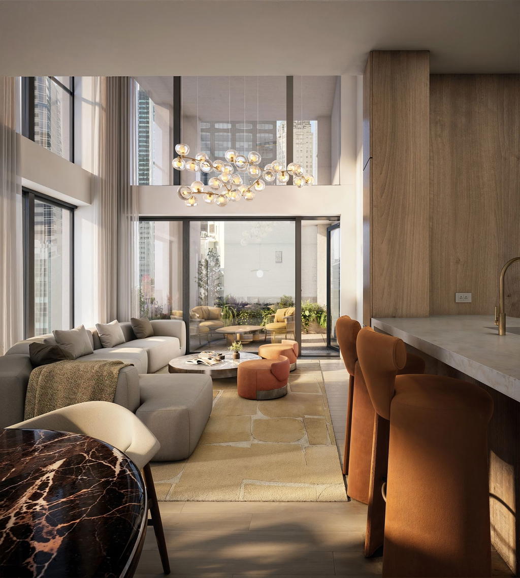 Real estate property located at 126 57th PH-1A, New York, Midtown East, New York City, NY, US