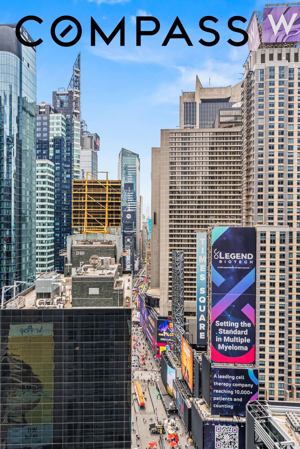 Real estate property located at 1600 Broadway #6F, New York, Midtown, New York City, NY, US