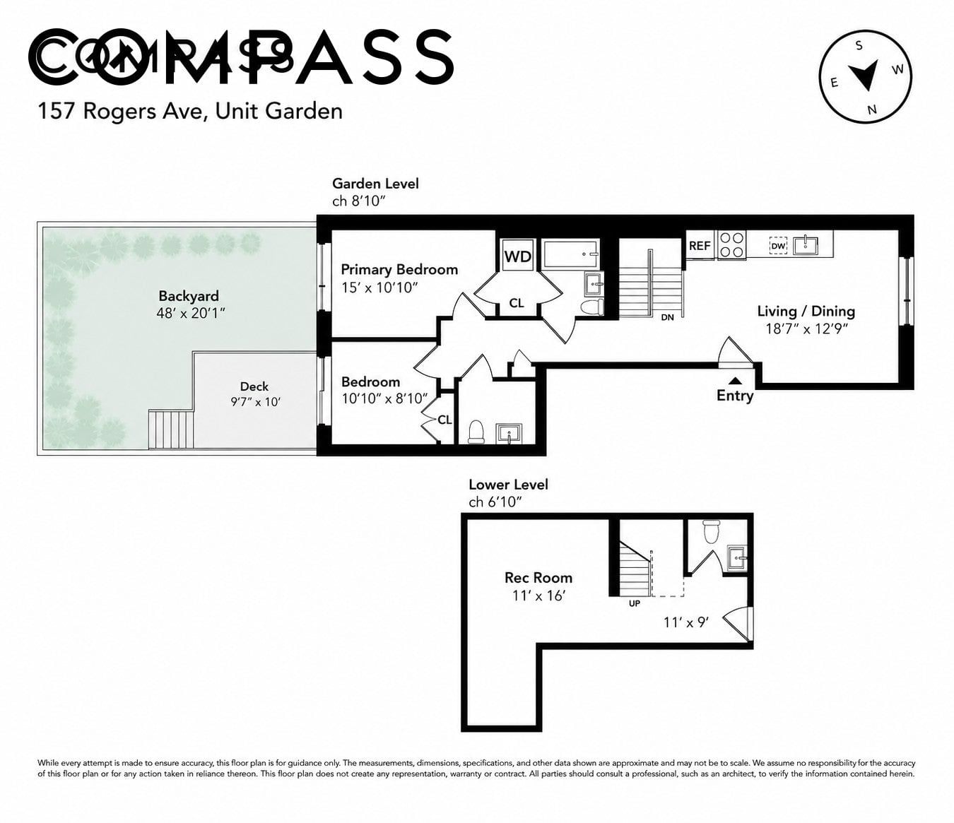 Real estate property located at 157 Rogers (Garden), Kings, Crown Heights, New York City, NY, US