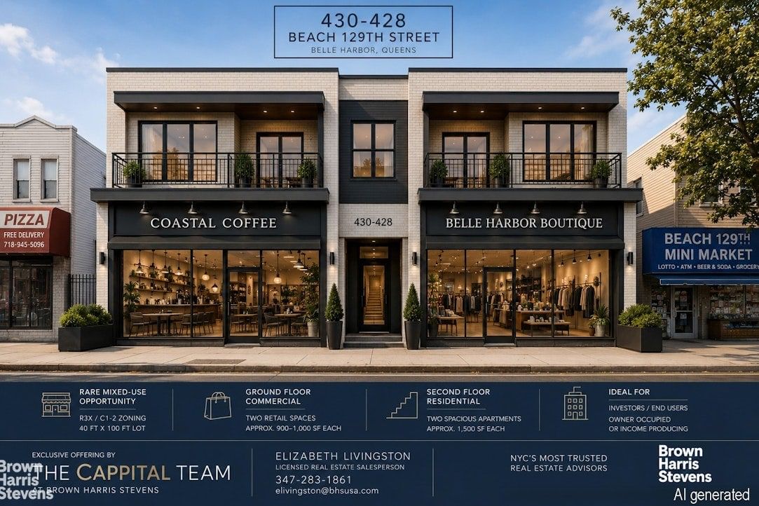 Real estate property located at 430 BEACH 129TH, Queens, Belle Harbor, New York City, NY, US