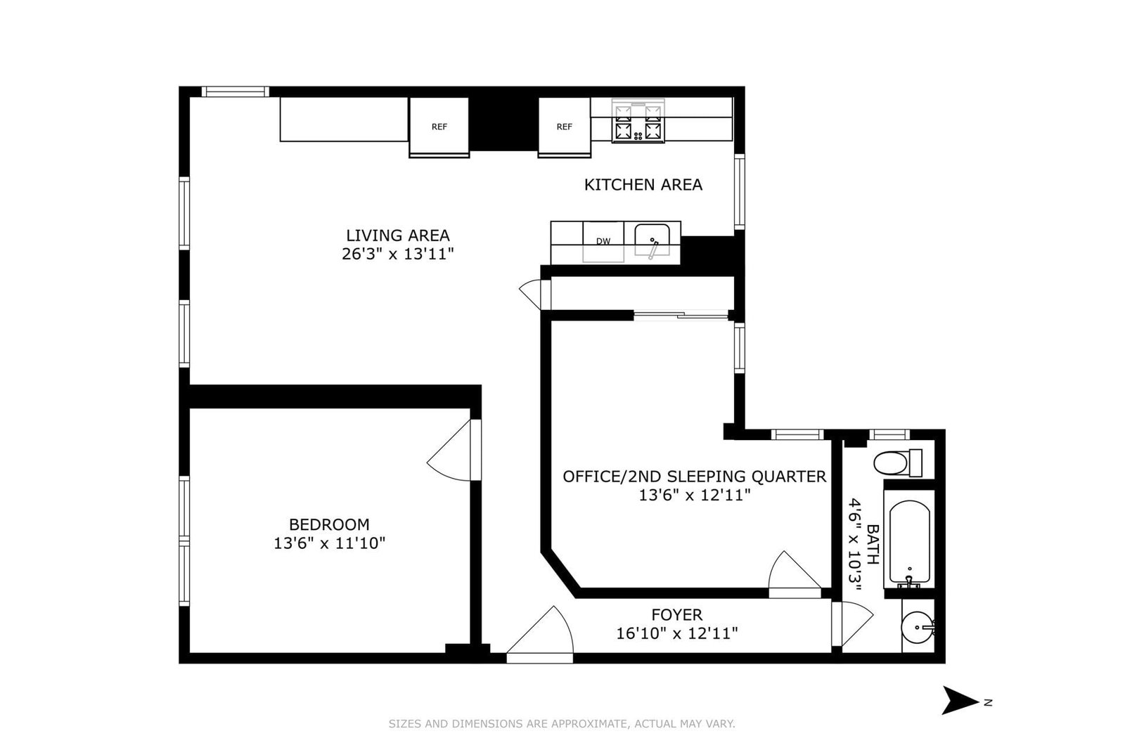 Real estate property located at 611 111TH #6, New York, Morningside Heights, New York City, NY, US