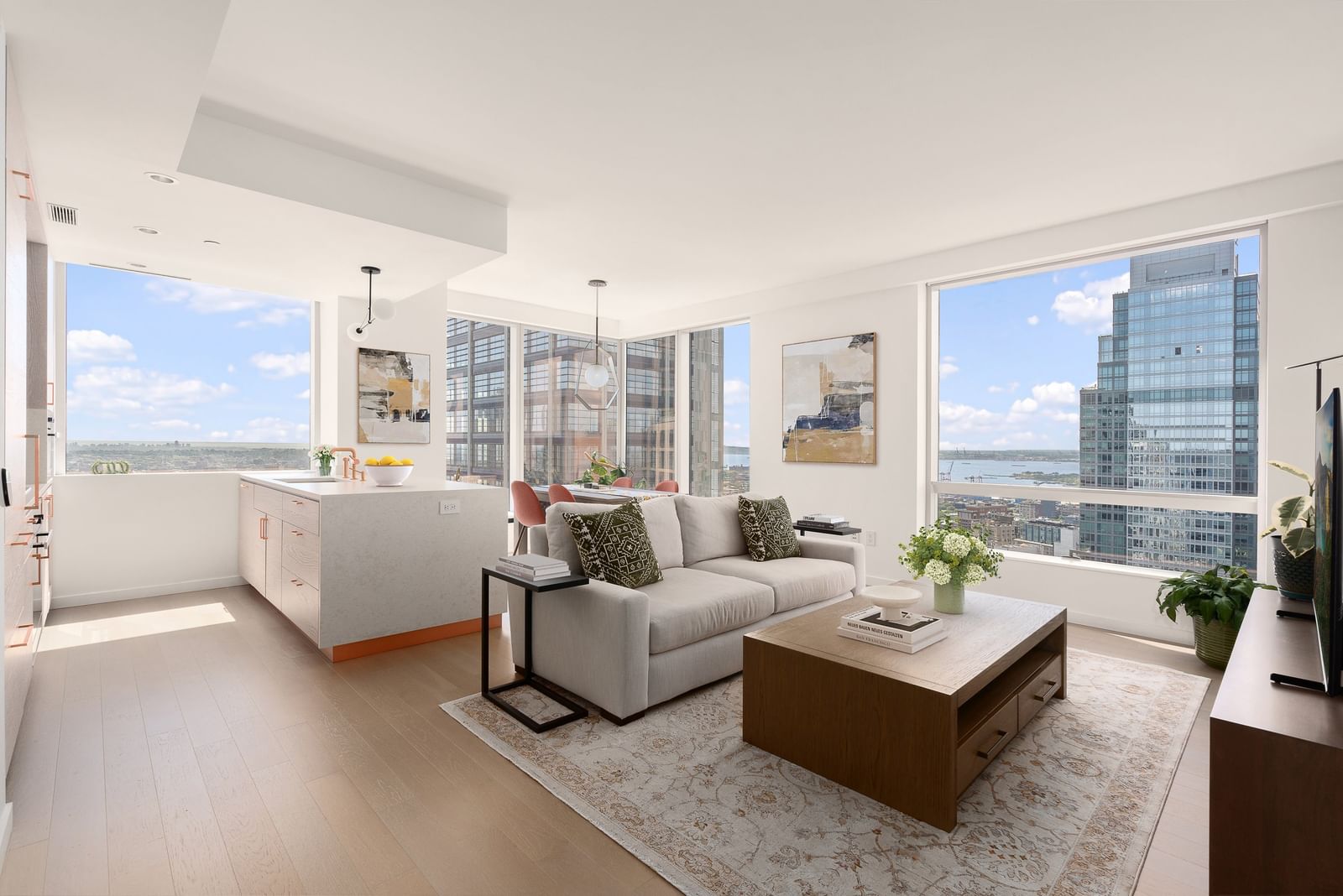 Real estate property located at 1 City #43H, Kings, Downtown Brooklyn, New York City, NY, US