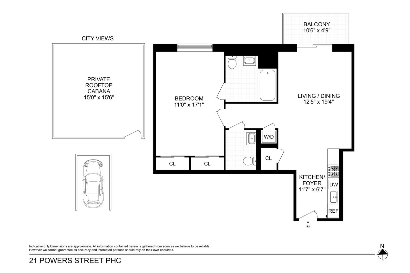 Real estate property located at 21 POWERS PHC, Kings, Williamsburg, New York City, NY, US