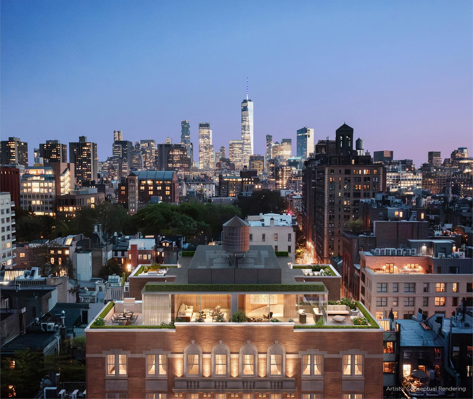 Real estate property located at 26 9th PH-NORTH, New York, Greenwich Village, New York City, NY, US