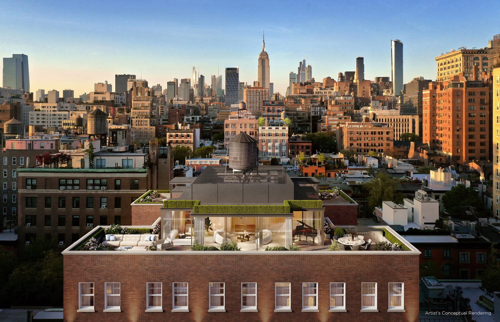 Real estate property located at 26 9th PH-SOUTH, New York, Greenwich Village, New York City, NY, US