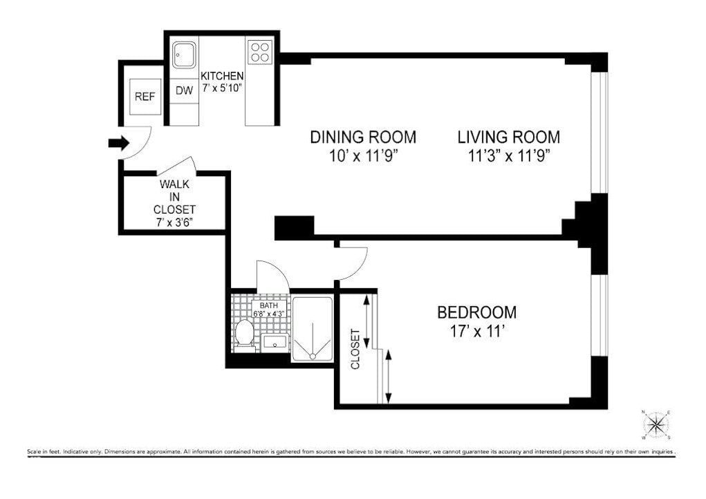 Real estate property located at 240 76TH #6S, New York, Lenox Hill, New York City, NY, US