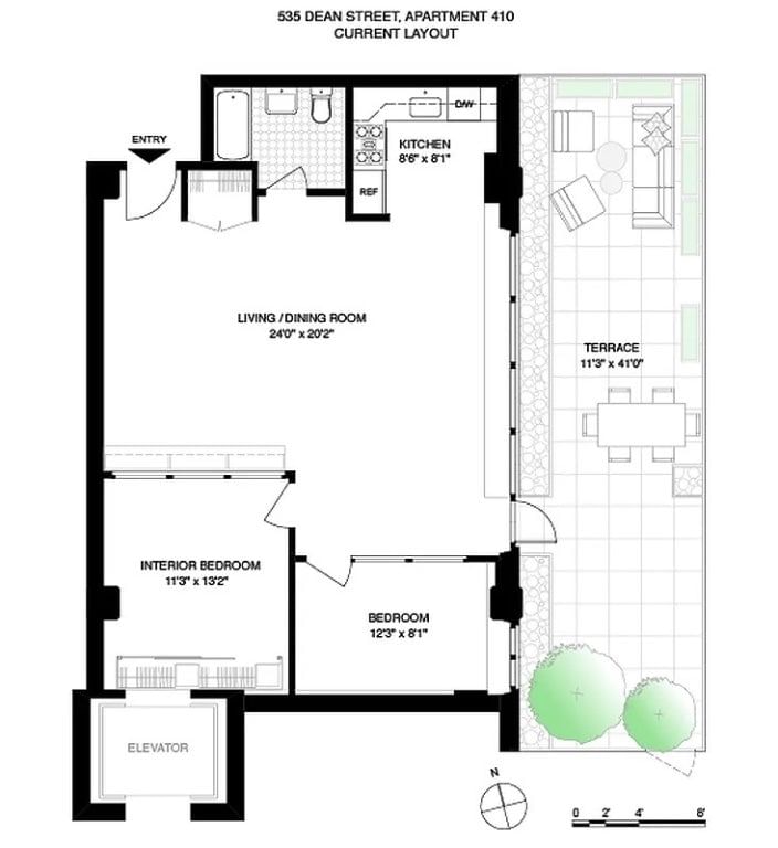 Real estate property located at 535 Dean #410, Kings, Prospect Heights, New York City, NY, US