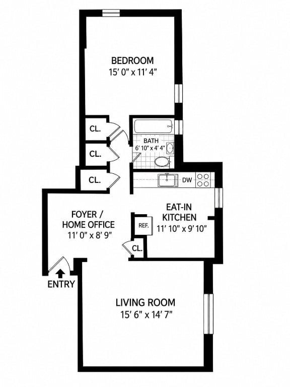 Real estate property located at 61 Oliver #2V, Kings, Bay Ridge, New York City, NY, US