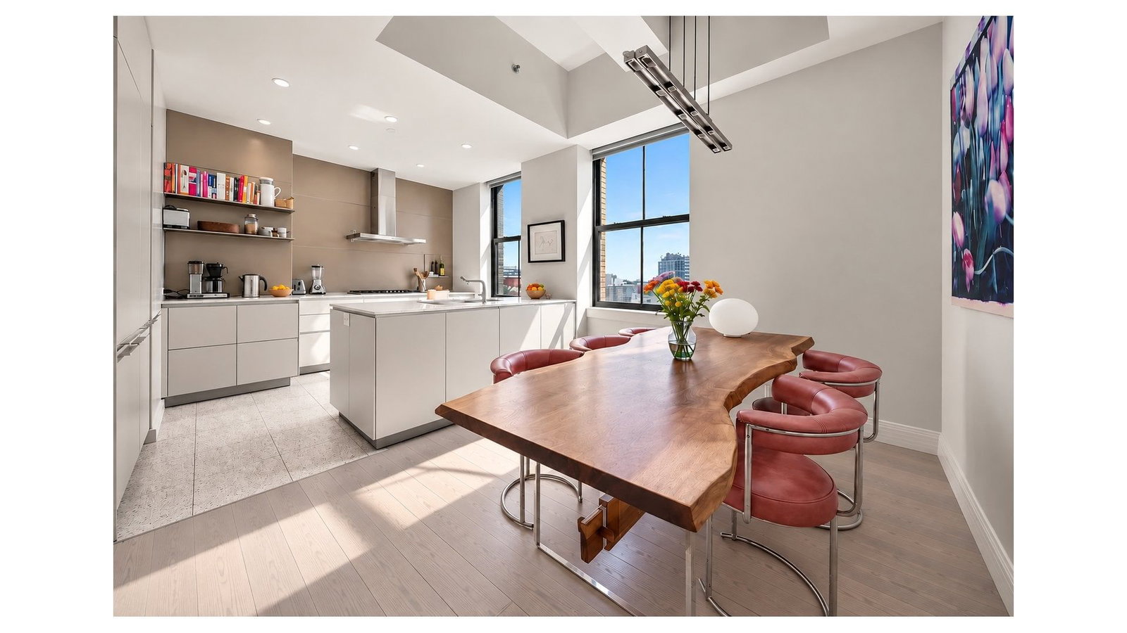 Real estate property located at 1 HANSON #23D, Kings, Fort Greene, New York City, NY, US