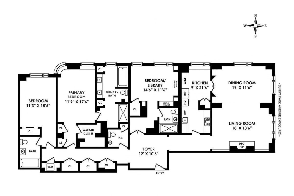 Real estate property located at 530 Park #16D, New York, Lenox Hill, New York City, NY, US