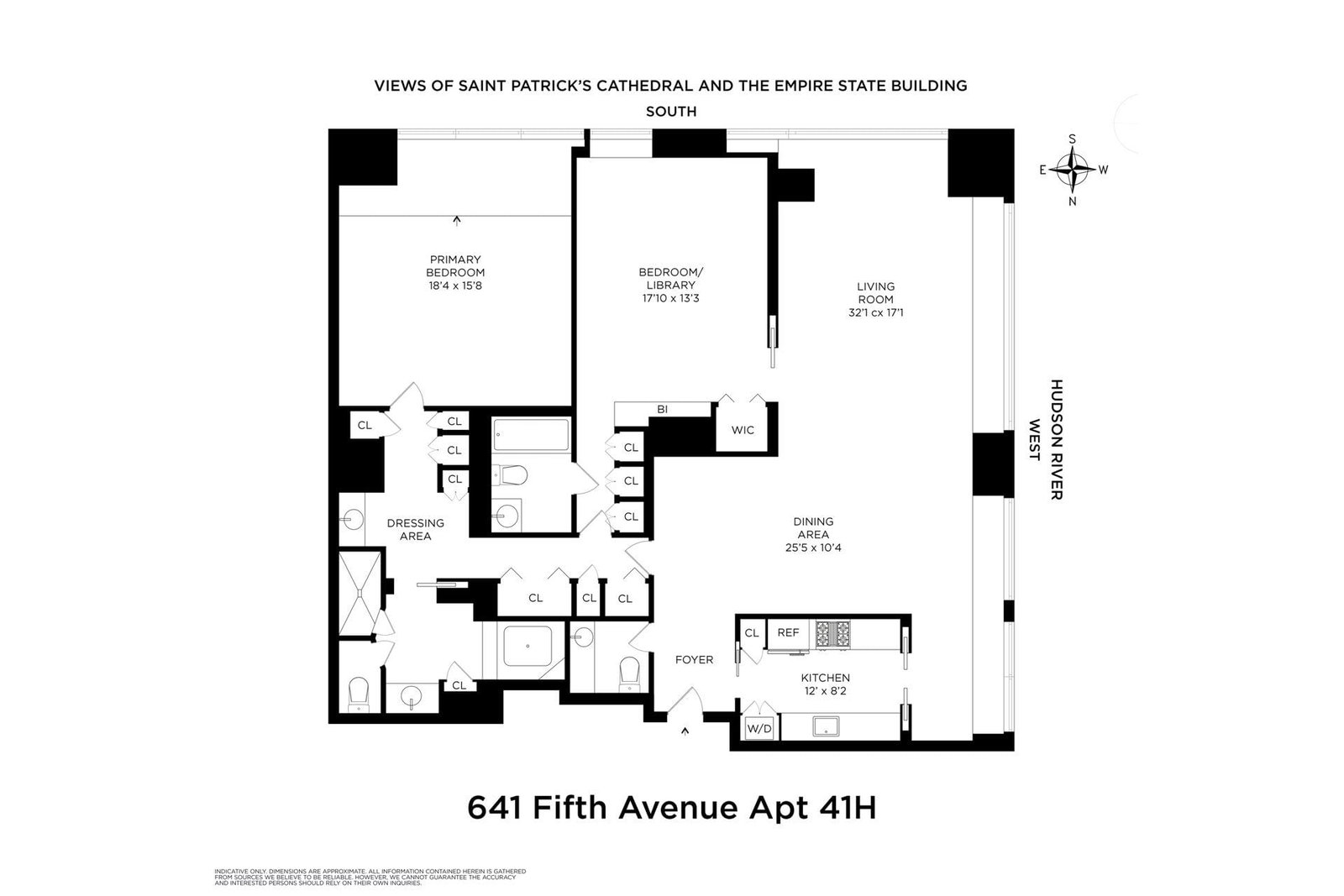 Real estate property located at 641 5TH #41H, New York, Midtown East, New York City, NY, US