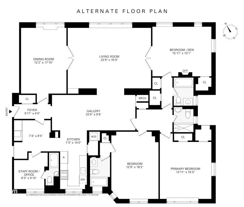 Real estate property located at 875 PARK #9A, New York, Lenox Hill, New York City, NY, US