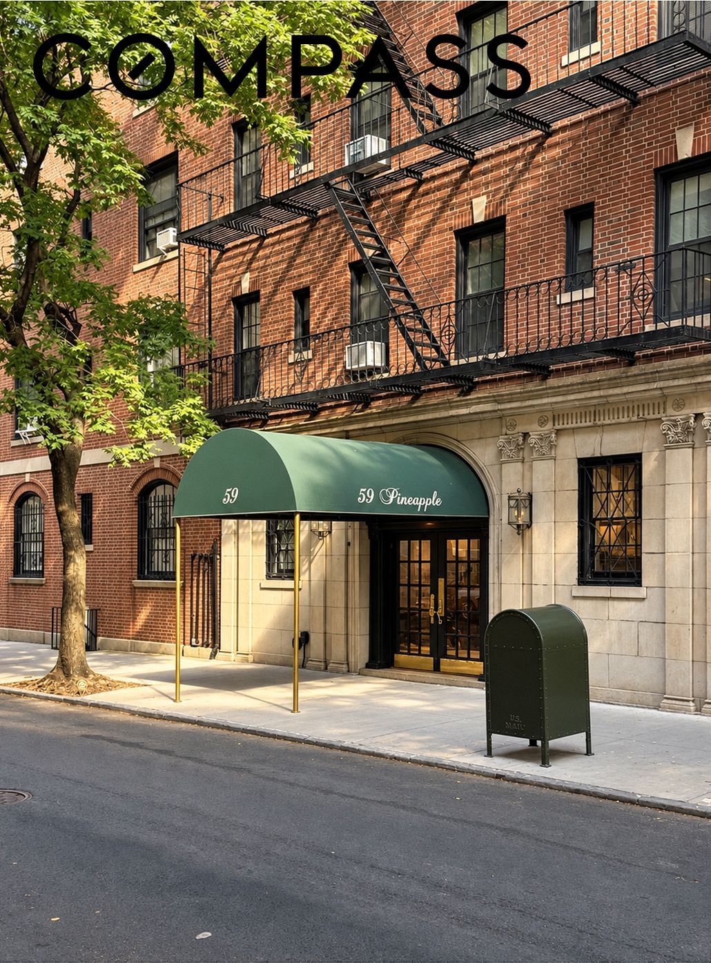 Real estate property located at 59 Pineapple #6L, Kings, Brooklyn Heights, New York City, NY, US