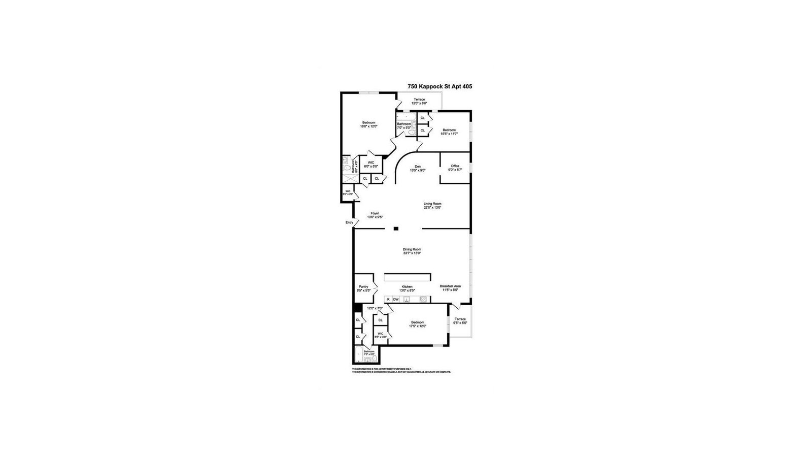 Real estate property located at 750 KAPPOCK #405, Bronx, Spuyten Duyvil, New York City, NY, US
