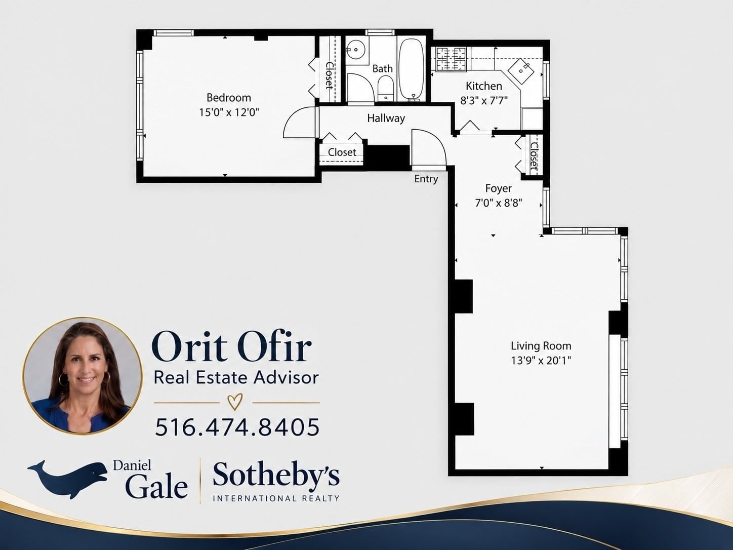 Real estate property located at 153 57th #21B, New York, Midtown, New York City, NY, US