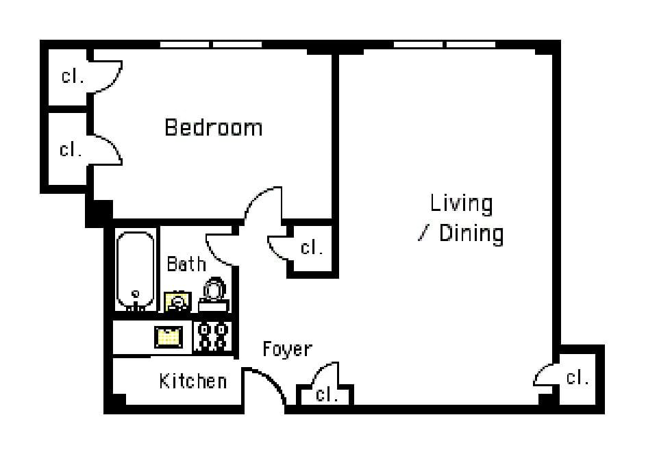 Real estate property located at 270 JAY #4G, Kings, Downtown Brooklyn, New York City, NY, US